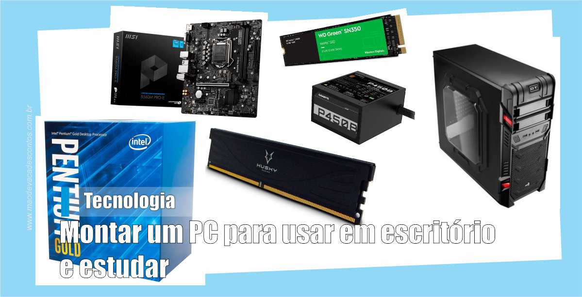 Montamos um PC Gamer para rodar tudo por 4000 reais; Vídeo